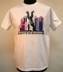 T-shirt Rotterdam wit