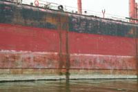 Foto: Otapan, een scheepswand met historie