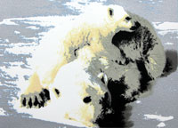 Zeefdruk: Polar Bears
